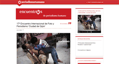 Desktop Screenshot of encuentros.periodismohumano.com