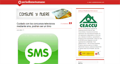 Desktop Screenshot of consumeymuere.periodismohumano.com