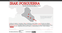 Desktop Screenshot of irak-posguerra.periodismohumano.com